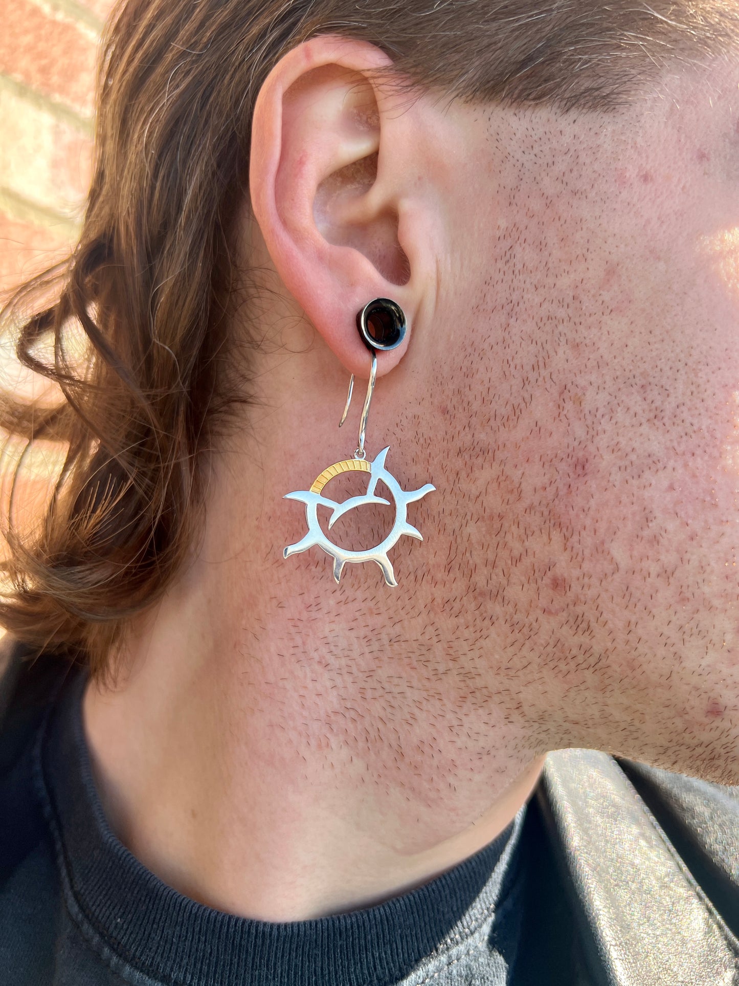 Wind & Fire Wheel Earrings, Avital's Armory