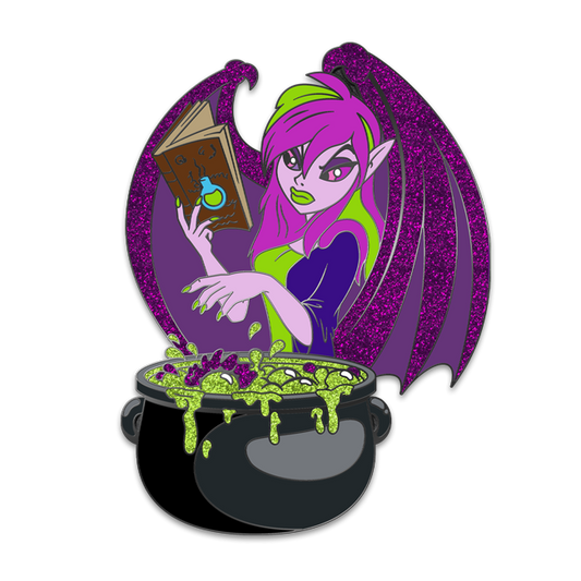 Jhudora Faerie Bust Pin, Neopets