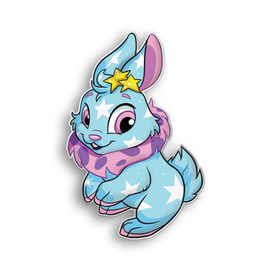 25th Anniversary Cybunny Pin, Neopets