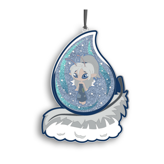 Grey Faerie Globe Ornament, Neopets