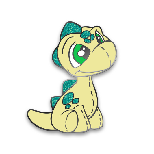 Baby Chomby Plushie Pin, Neopets