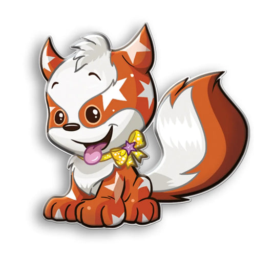 25th Anniversary Doglefox Pin, Neopets