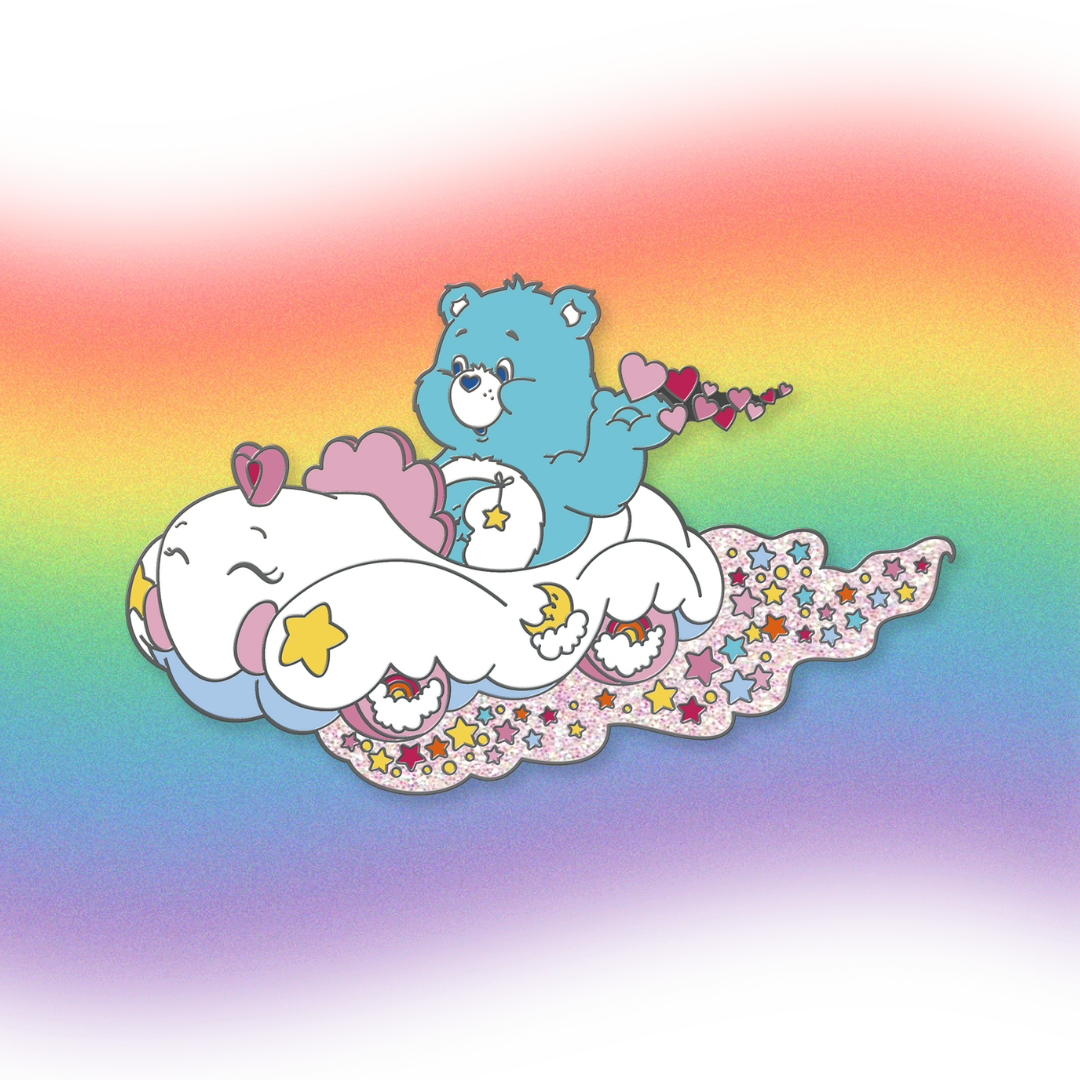 Cloud Car Bedtime Bear Pride Pin, Care Bears