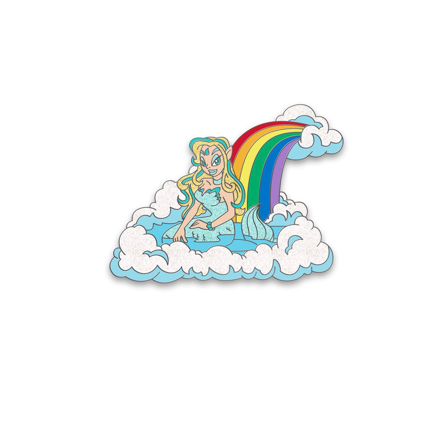 Fountain Faerie Pride Pin, Neopets