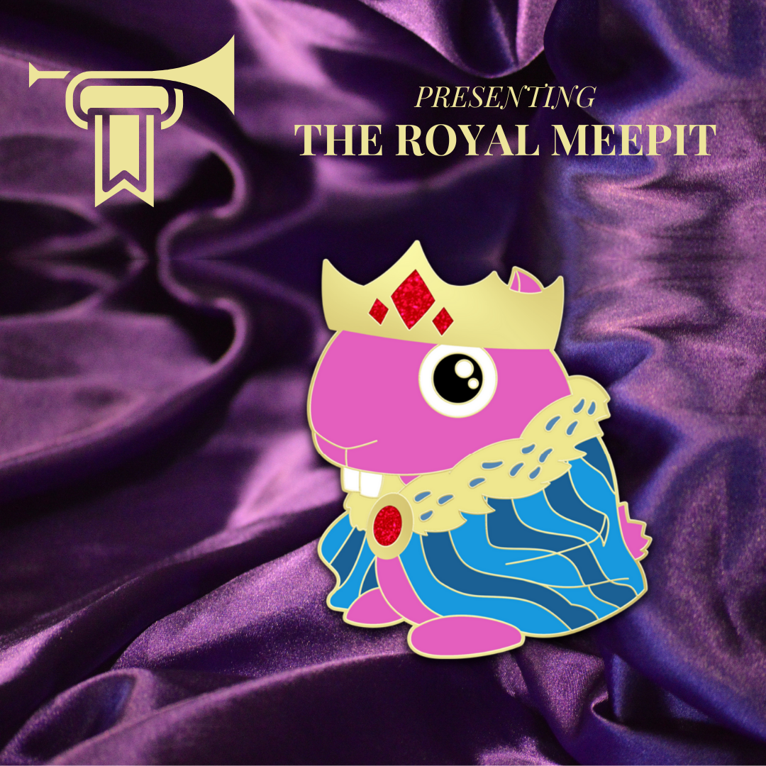 Royal Meepit Plush Pin, Neopets