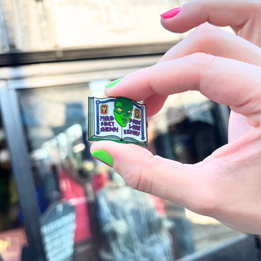 Evil Spirit Book Pin, Care Bears