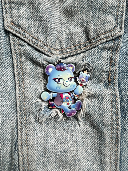 Grumpy Bear Pin, Care Bears Kindness Keepers