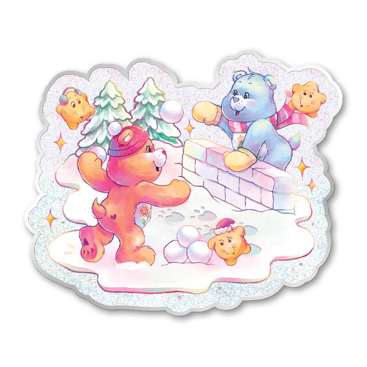 Christmas Wishes Pin, Care Bears