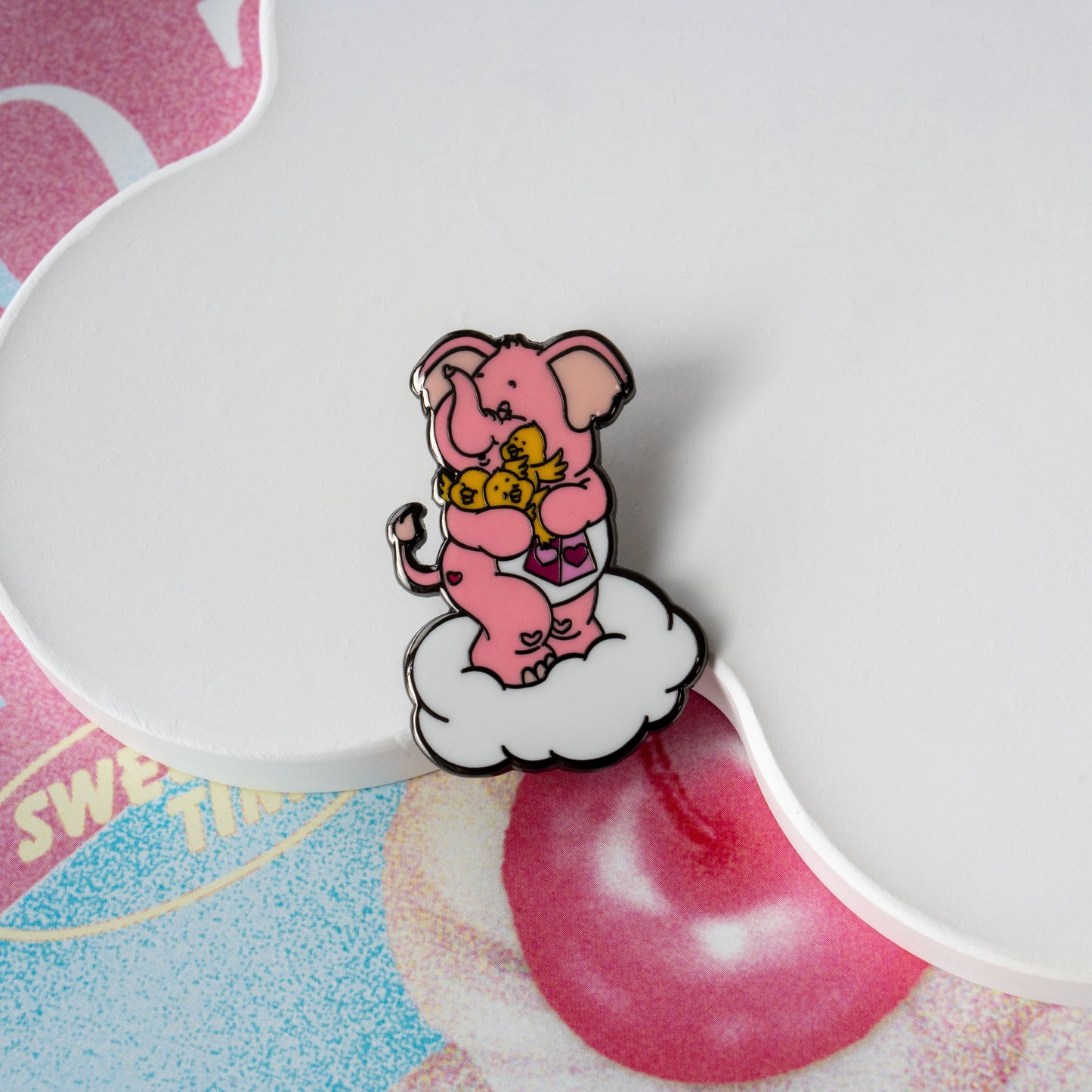 Lotsa Heart Elephant Pin, Care Bears Cousins