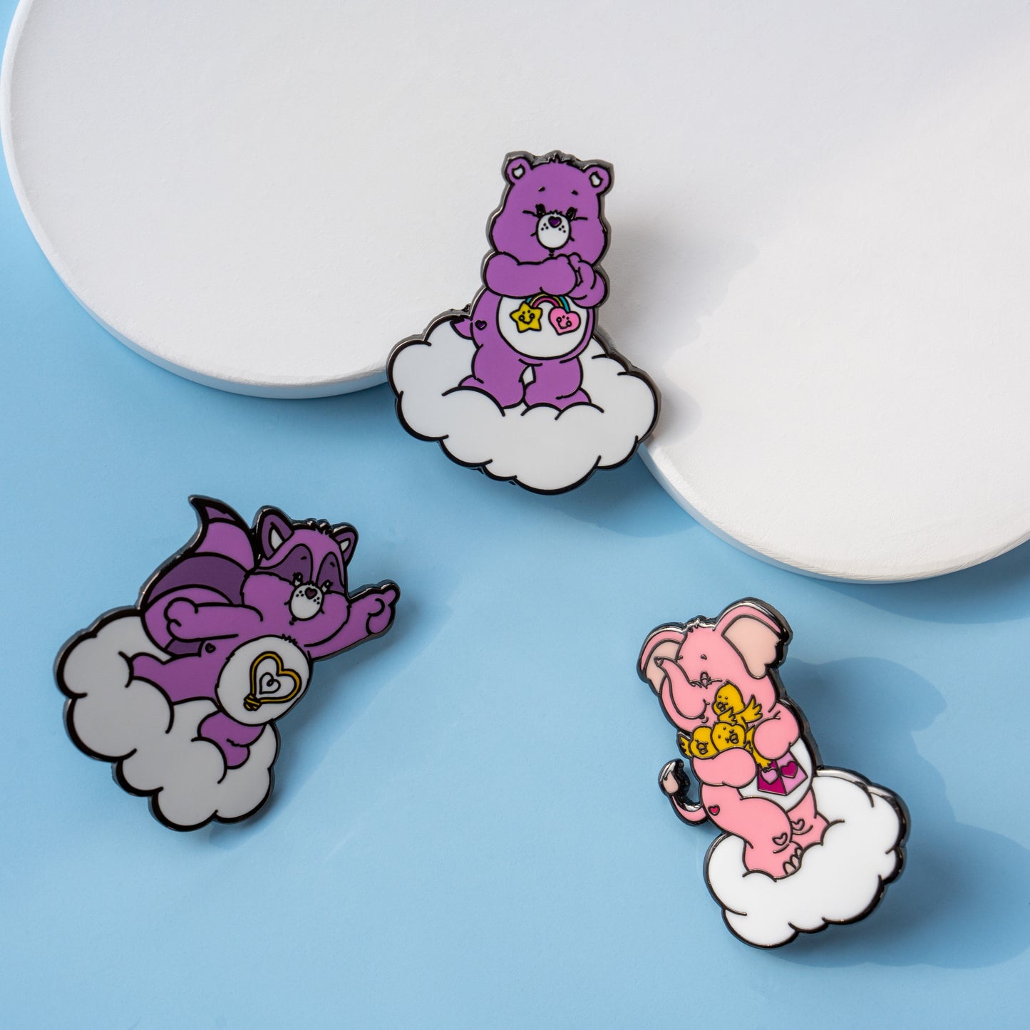 Bright Heart Racoon Pin, Care Bears Cousins