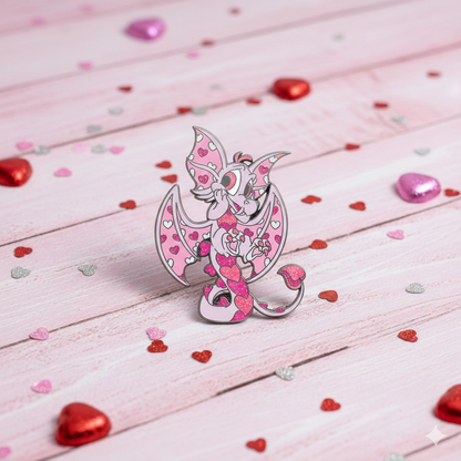 Valentine Draik Pin, Neopets **PRE-ORDER**