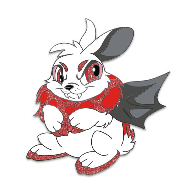 Halloween Cybunny Pin, Neopets