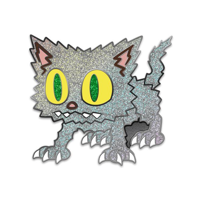 Mutant Meowclops Pin, Neopets