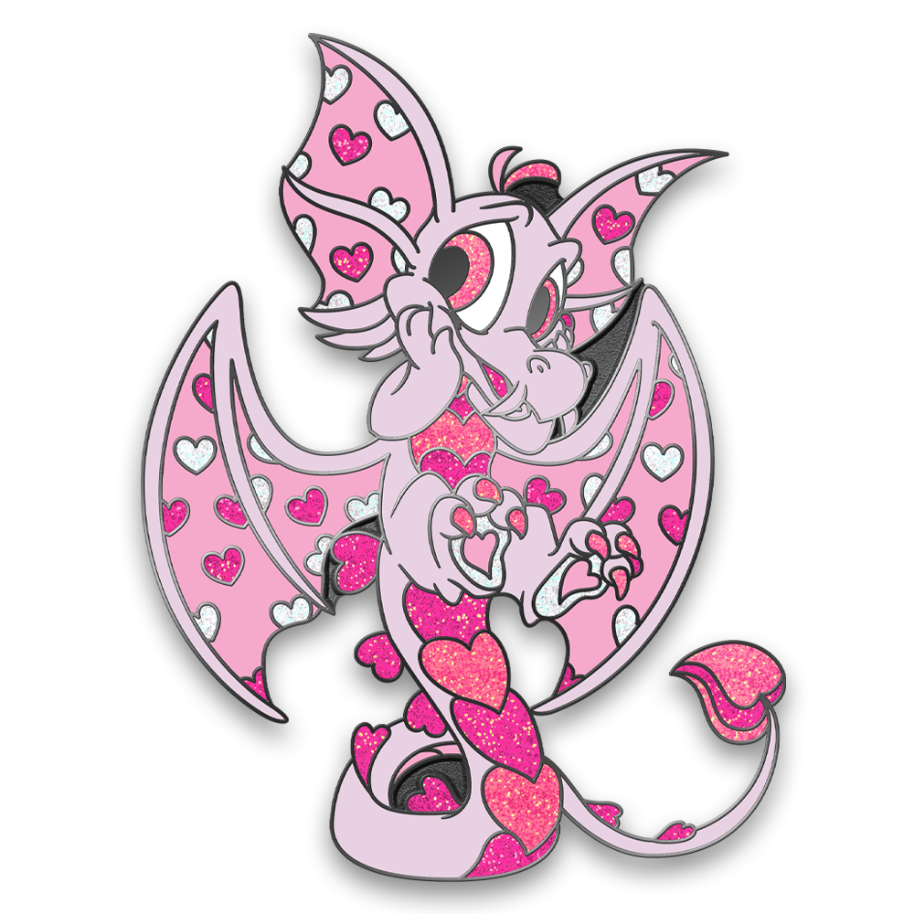 Valentine Draik Pin, Neopets **PRE-ORDER**