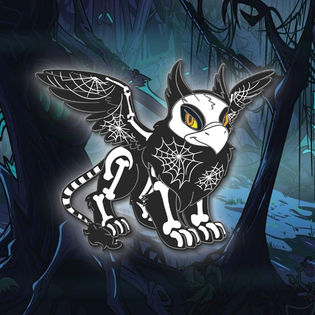 Halloween Eyrie Pin